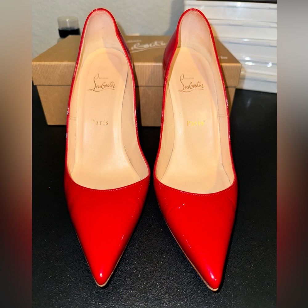 Christian Louboutin Decoltissimo 100 Patent 40